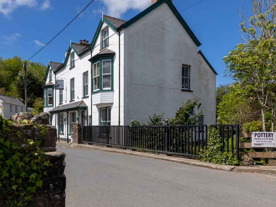 The Fox and Goose Inn Parracombe Exmoor from the outside